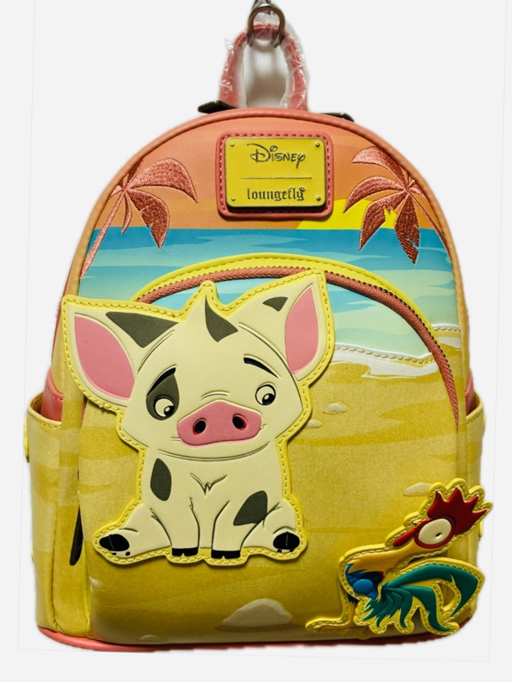 NWT! Loungefly Disney Moana Pua & Hei Hei Sunset Mini Backpack